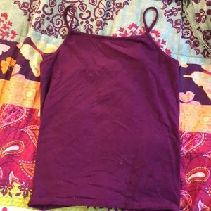 A magenta tank top